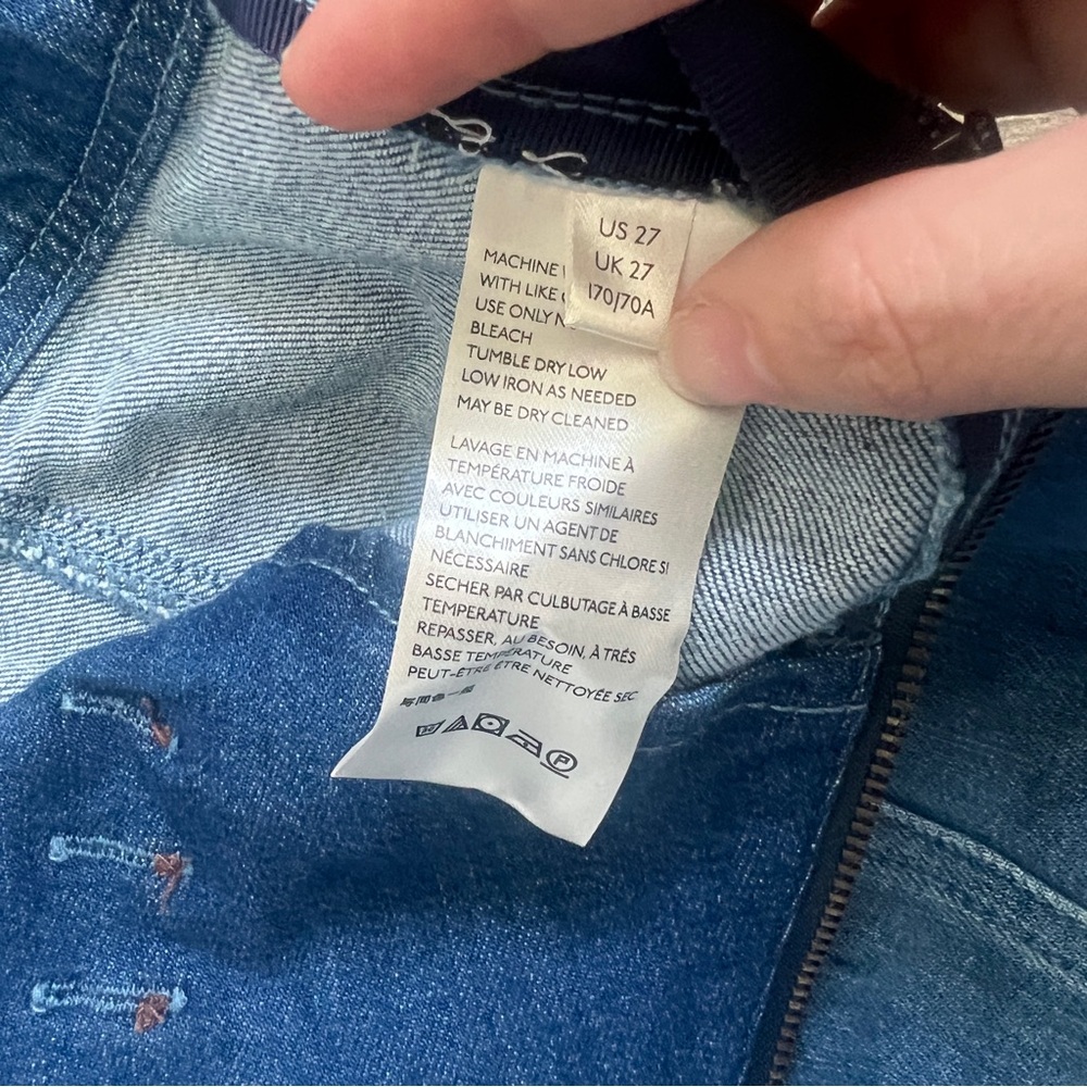 Anthropologie Pilcro and the Letterpress Blue Flare Wide Leg Jeans, Women’s 27 - Picture 8 of 11